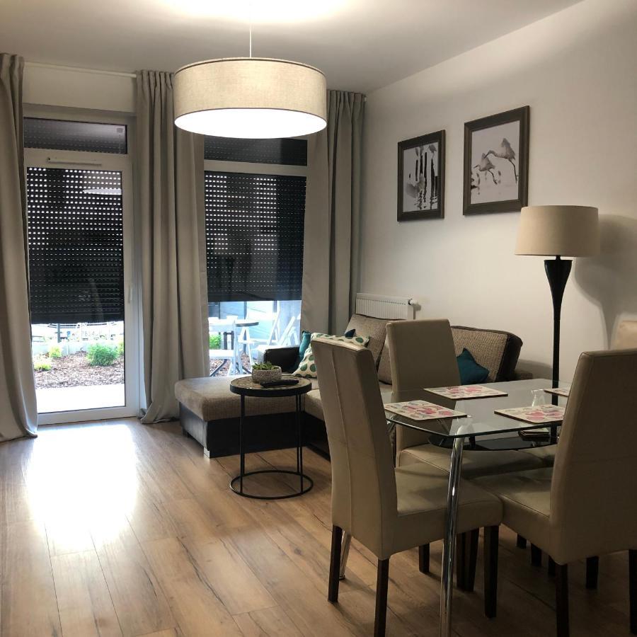 Ferienwohnung Przytulny Apartament Na Nowej Grünberg Exterior foto